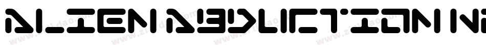 Alien Abduction Norm字体转换